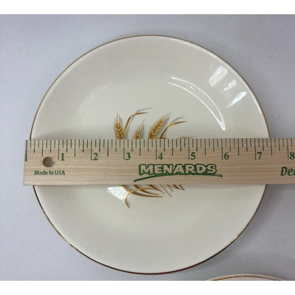 Homer Laughlin Golden Wheat 22K Gold Trim 7 1/4